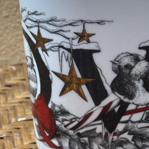 Williams Sonoma RORY DOBNER Love Mug Birds Christmas Holiday Winter Coffee Cup - Picture 4 of 9